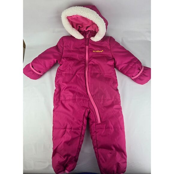 18-24 Month Girls Snowsuit, 1 Piece, Hand and Foot Cuffs - Picture 1 of 6